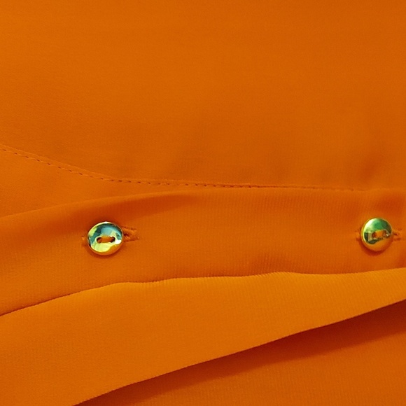 H&M Women's Button down semi-sheer L/S Blouse Sz L - Picture 5 of 8